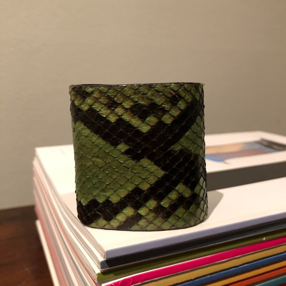 David Hall Hodges Custom Genuine Python Cuff - image 2